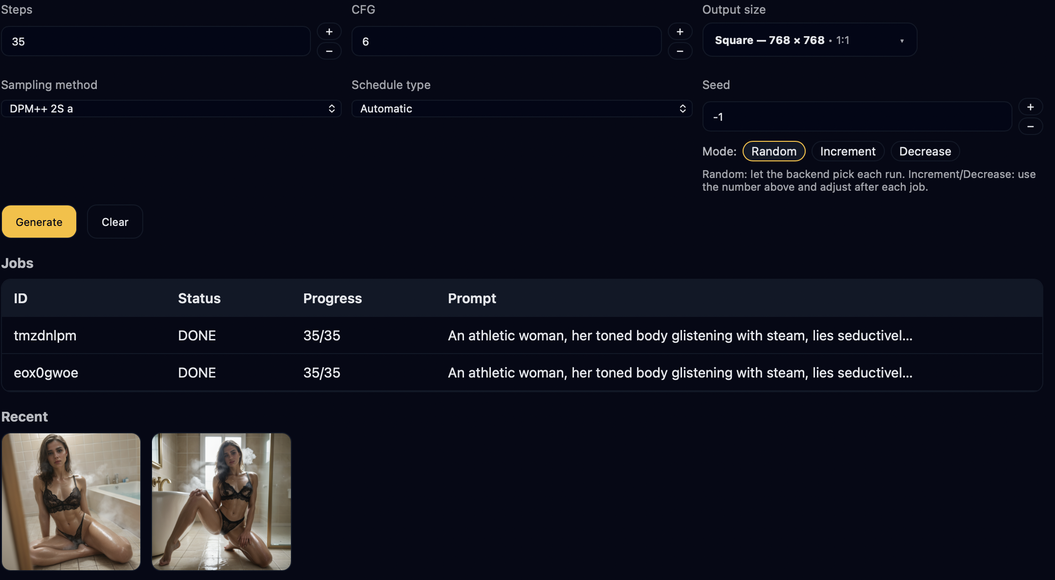 AI-generated NSFW preview (blurred)